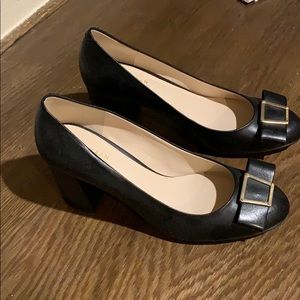 Cole Haan block heel pumps